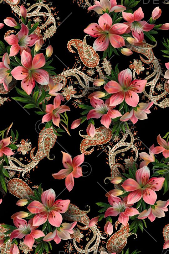 绿植树叶印花华亿平台图片