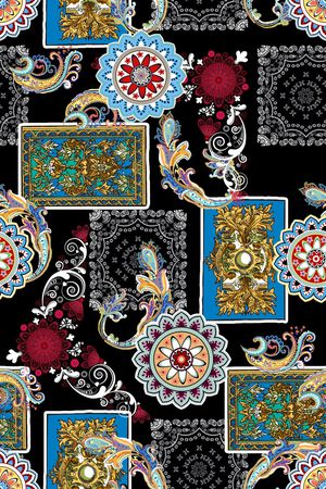 几何印花华亿平台图片