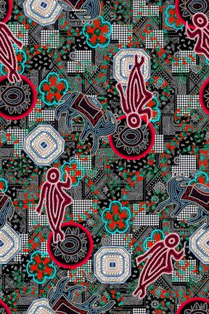 几何印花华亿平台图片