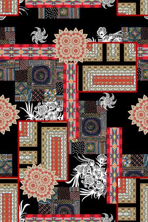 几何印花华亿平台图片