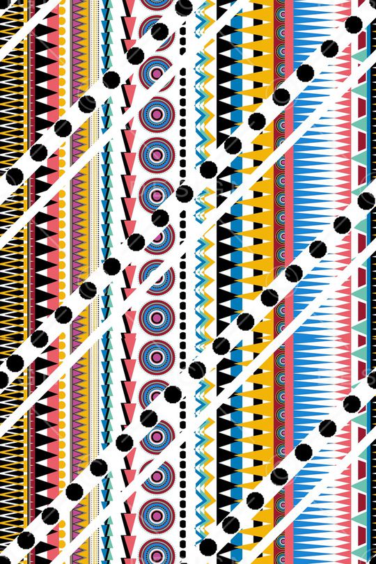 几何印花华亿平台图片