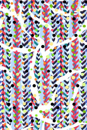 几何印花华亿平台图片