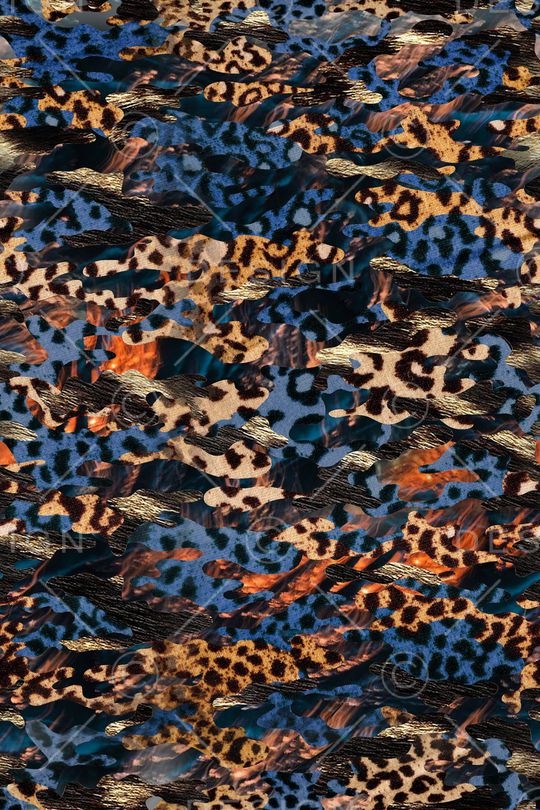 豹纹印花华亿平台图片