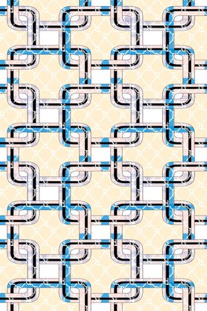 几何印花华亿平台图片