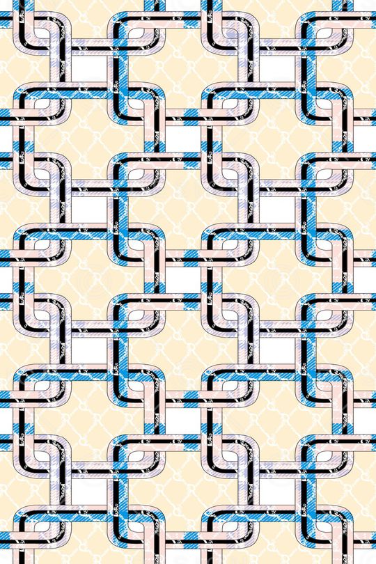 几何印花华亿平台图片