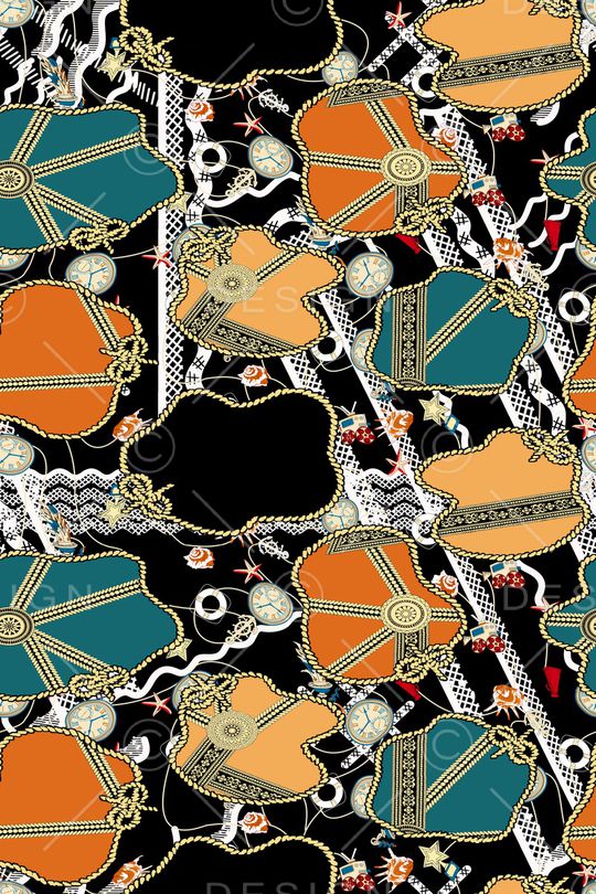 几何印花华亿平台图片