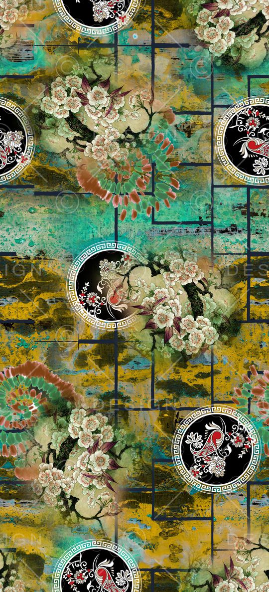 几何印花华亿平台图片