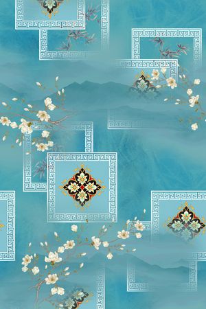 几何印花华亿平台图片