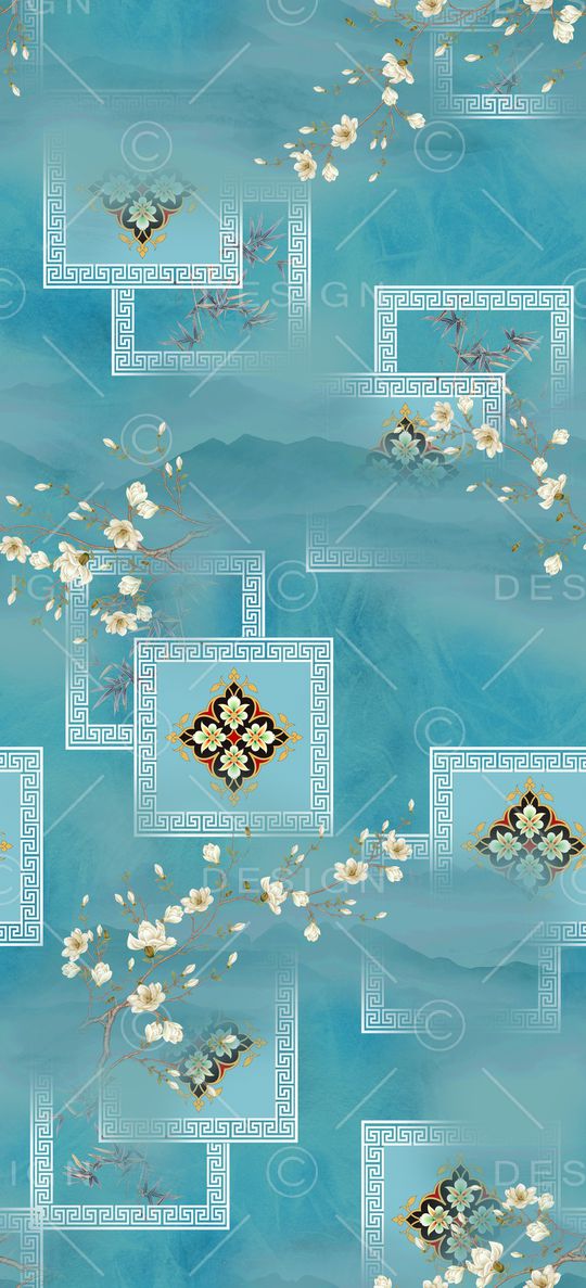 几何印花华亿平台图片