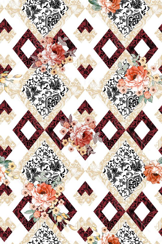 几何印花华亿平台图片