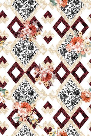 几何印花华亿平台图片