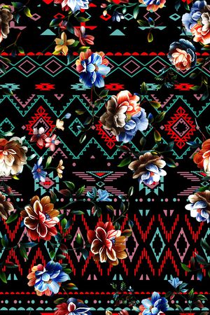 几何印花华亿平台图片