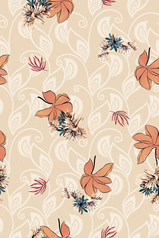 绿植树叶印花华亿平台图片