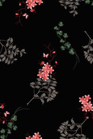 绿植树叶印花华亿平台图片