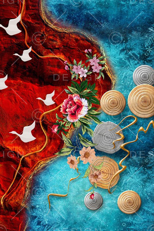 定位花印花华亿平台图片