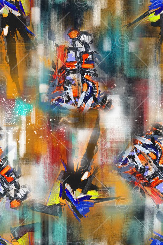 抽象印花华亿平台图片