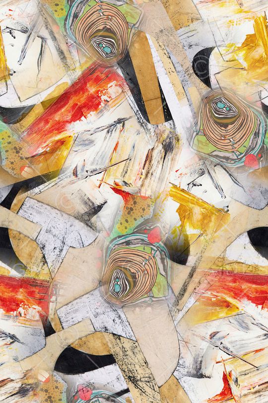 几何印花华亿平台图片