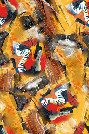 抽象印花华亿平台图片