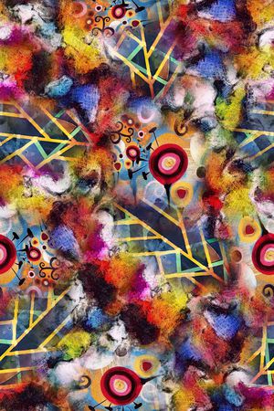 几何印花华亿平台图片