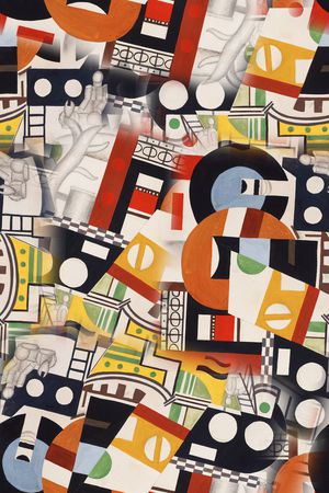 几何印花华亿平台图片