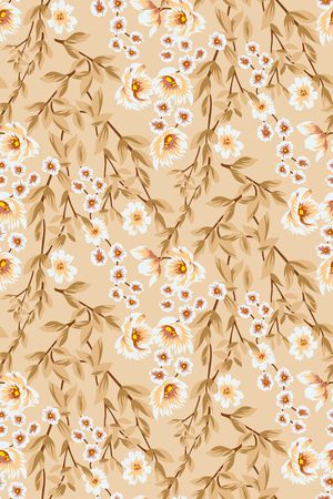 绿植树叶印花华亿平台图片