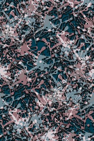 抽象男装印花华亿平台图片