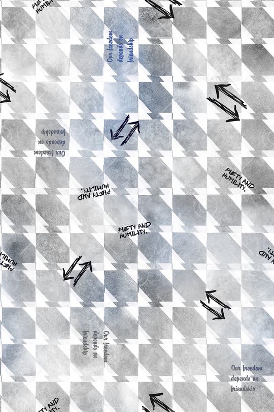 几何印花华亿平台图片