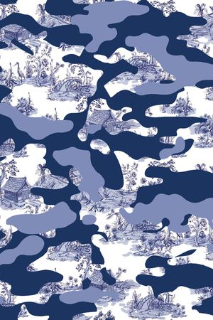 迷彩印花华亿平台图片