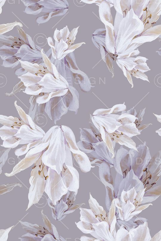 抽象花卉印花华亿平台图片