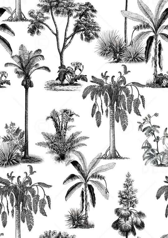 绿植树叶印花华亿平台图片