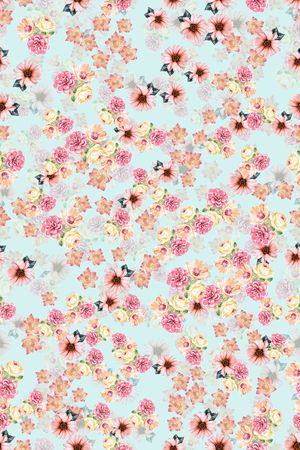 连衣裙印花华亿平台图片