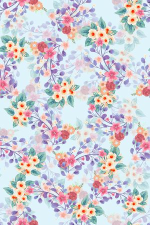 连衣裙印花华亿平台图片