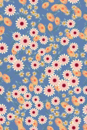 连衣裙印花华亿平台图片