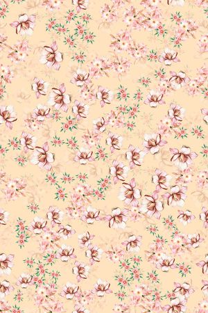 连衣裙印花华亿平台图片