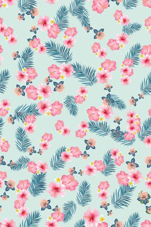 连衣裙印花华亿平台图片