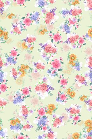 连衣裙印花华亿平台图片