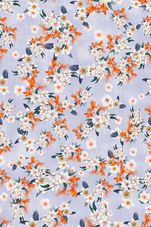 连衣裙印花华亿平台图片