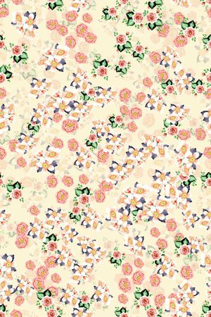 连衣裙印花华亿平台图片