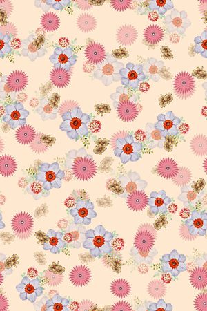 连衣裙印花华亿平台图片