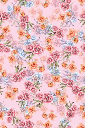 连衣裙印花华亿平台图片