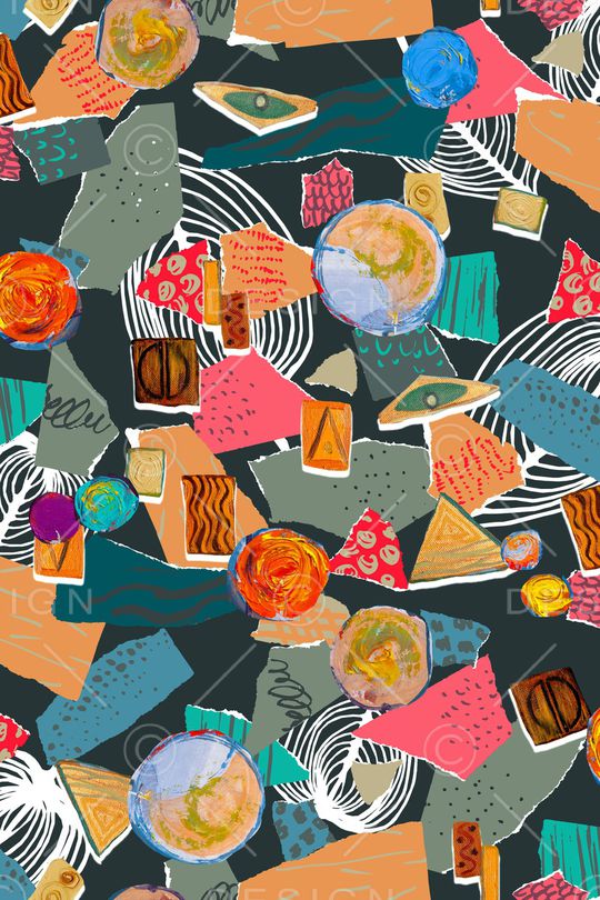 几何印花华亿平台图片