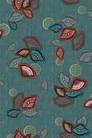 扇子印花华亿平台图片