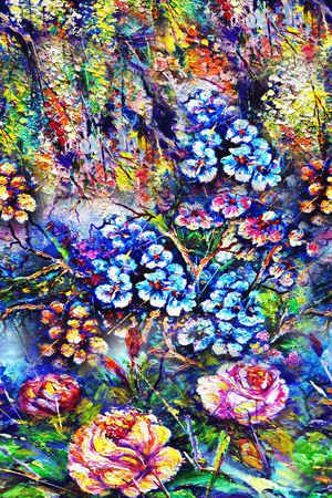 油画华亿平台印花华亿平台图片