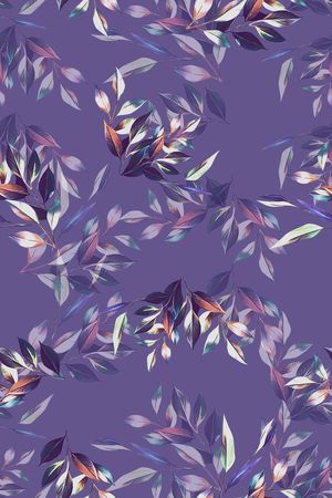 绿植树叶印花华亿平台图片