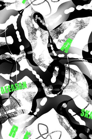 几何印花华亿平台图片