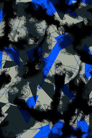 几何印花华亿平台图片