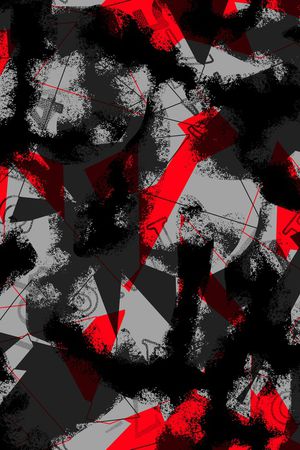 几何印花华亿平台图片