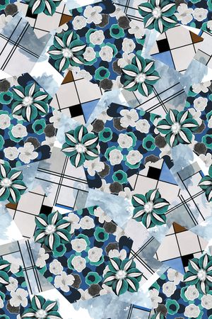 年轻女性印花华亿平台图片