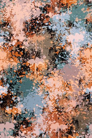 抽象男装印花华亿平台图片