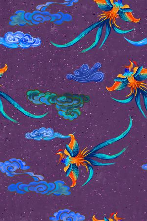 定位花印花华亿平台图片